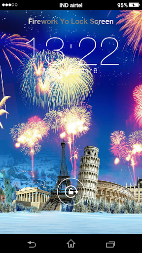 Firework Yo Lock Screen