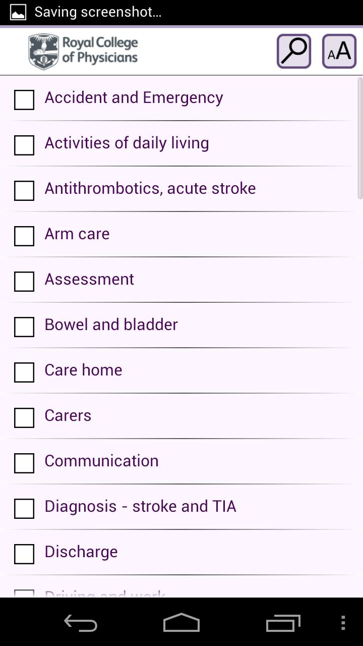 RCP Stroke Guideline- Clinical Screen 3