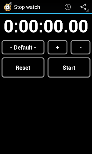 Simple Stop Watch Timer