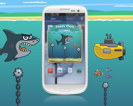 Flappy Shark Adventure Game