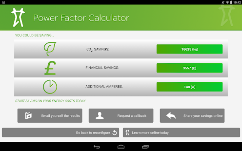 Power Factor Calculator Screenshots 2