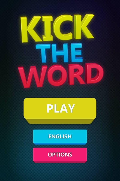 Android application Kick the Word screenshort