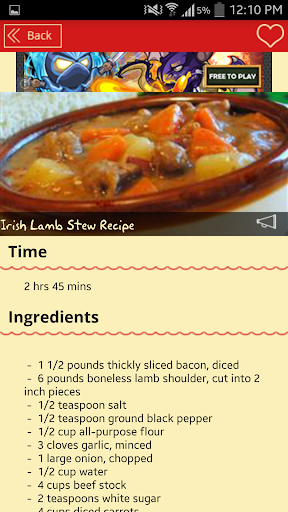 【免費健康App】Lamb Recipes Free!-APP點子