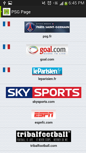 Paris Saint Germain Page