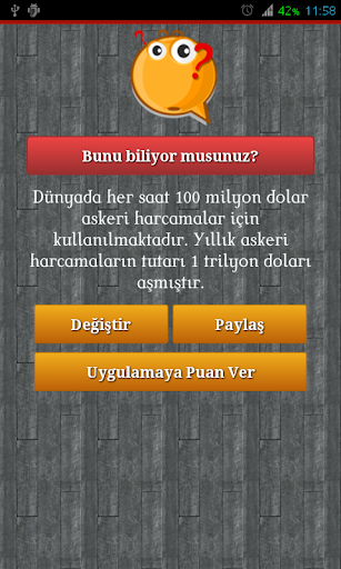 Bunu Biliyor musunuz