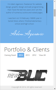 ademaganovic.com Screenshots 1