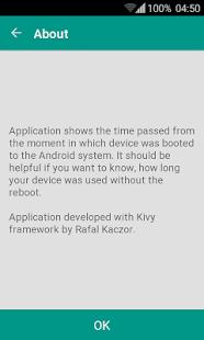 download Uptime (Time Since Last Boot) free