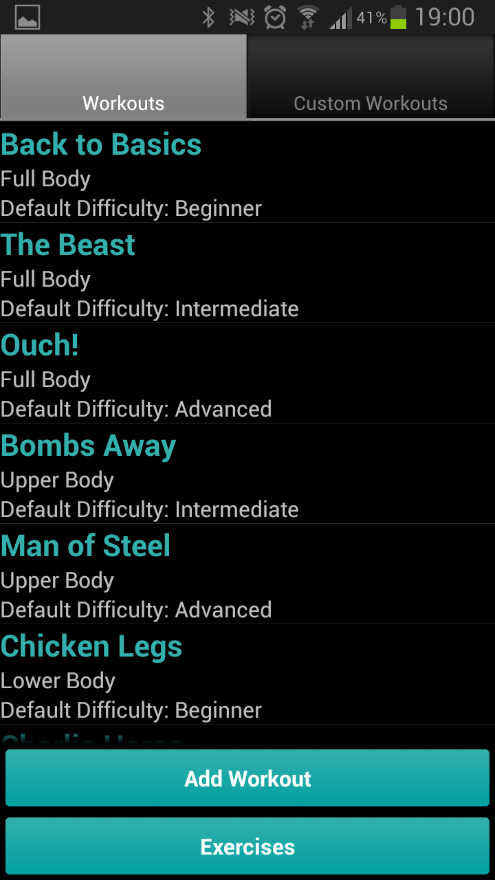 Decked! Challenge (Bodyweight) Screen 2