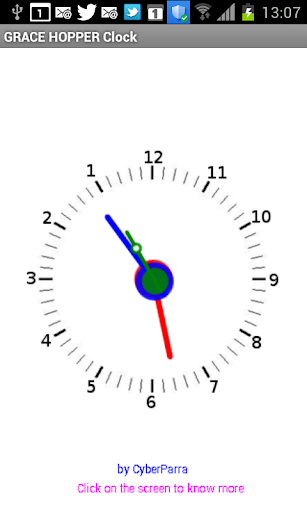 GRACE HOPPER Clock