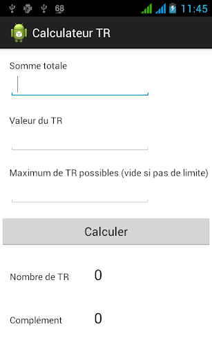 Calculateur TR