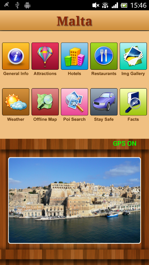 Android application Malta Offline Travel Guide screenshort