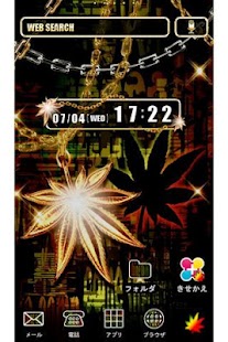 Free Glaring Gold Reggae ラスタ壁紙きせかえ APK for PC