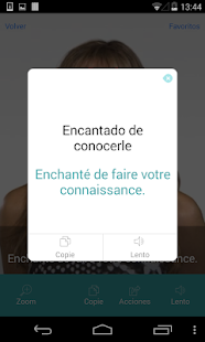 Francés Vídeo Diccionario Screen 3
