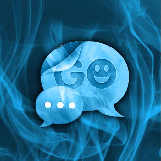 GO SMS PRO Blue Smoke Buy LOGO-APP點子