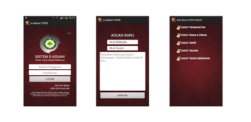 Изображения Sistem e-Aduan PZNS на ПК с Windows
