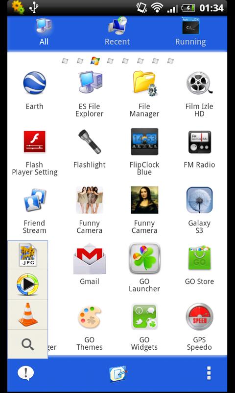 Go Launcher Ex Theme Windows - screenshot