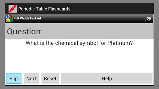 Periodic Table Flashcards