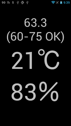 携帯測位温度湿度不快指数