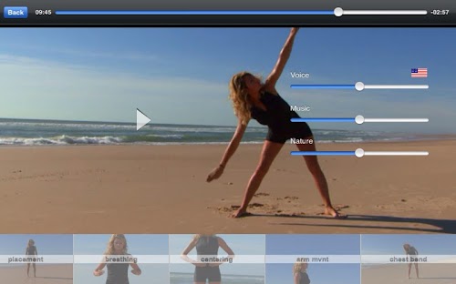 Android application Pilates screenshort