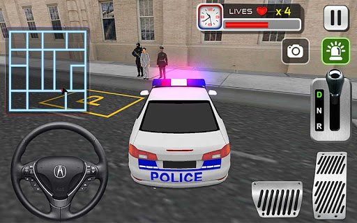 Crazy Police Car Driver 3D