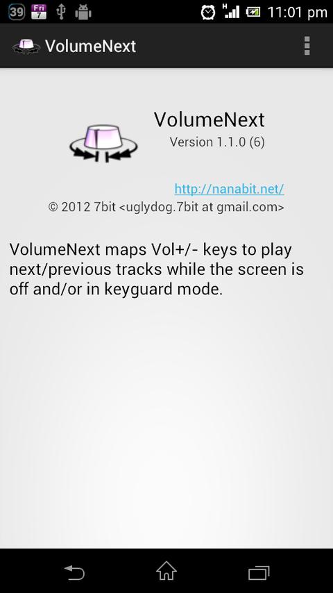 VolumeNext Screen 3