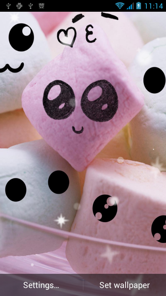 Cute Live Wallpaper Screen 1