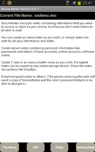 SecureNotes