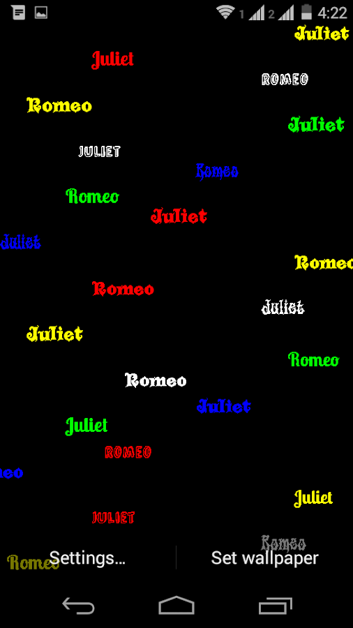 Love Names Live Wallpaper - Android Apps on Google Play