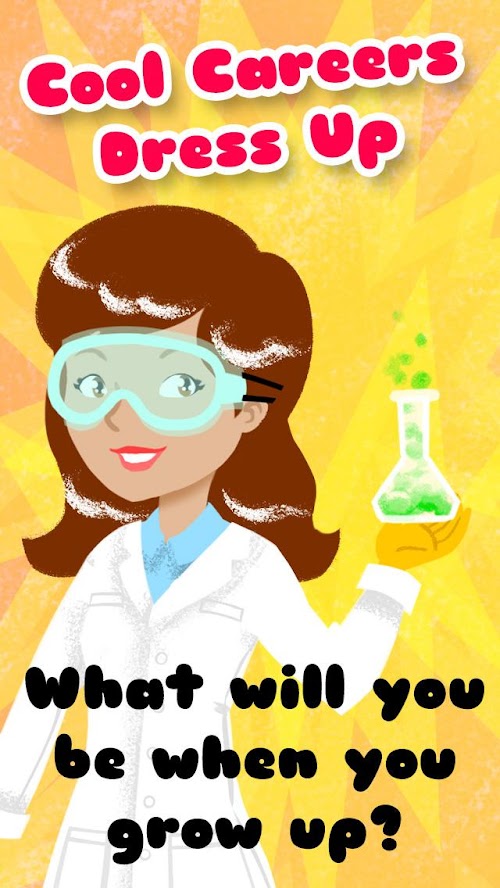 Android application Cool Careers Dress Up 4 Girls screenshort