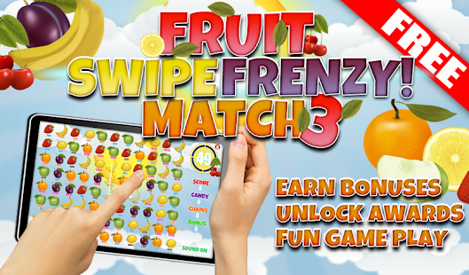 FREE Fruit Swipe Frenzy Match3 Screenshots 8