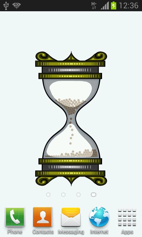 Hourglass live Wallpaper Screen 2