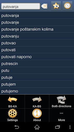 Bosnian Georgian dictionary