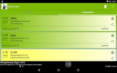 Spritmelder - günstig tanken Screenshots 3