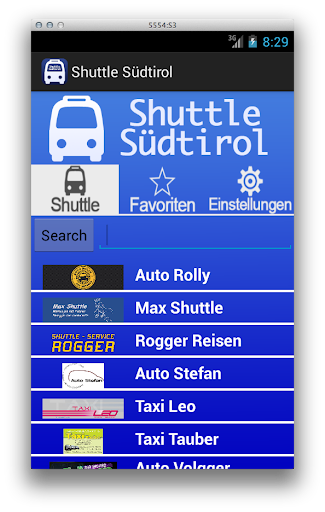 Shuttle Südtirol