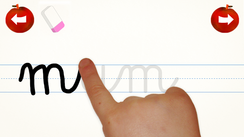 Cursive Words Writing Practice Screen 2