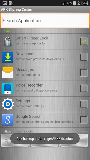 APK Backup Share