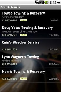 Download towSearch Towing Locator APK for Android