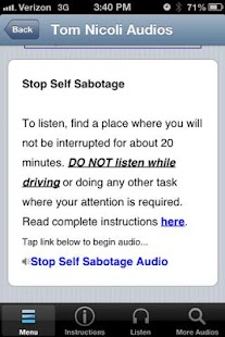 Free Stop Self Sabotage APK
