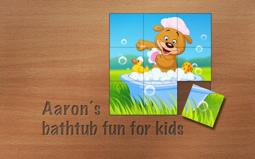 Aaron's kids bathing pet games