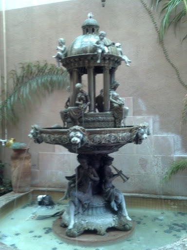 Greco Roman Fountain and Statue
