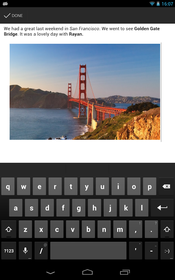 Blogger - screenshot