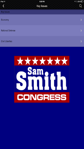 【免費生活App】Sam Smith Political Campaign-APP點子