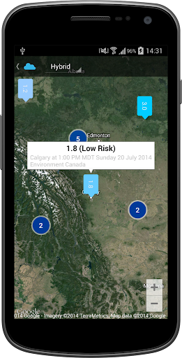 Canada Air Quality Index