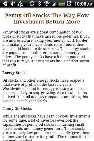 【免費財經App】Oil Stocks.-APP點子