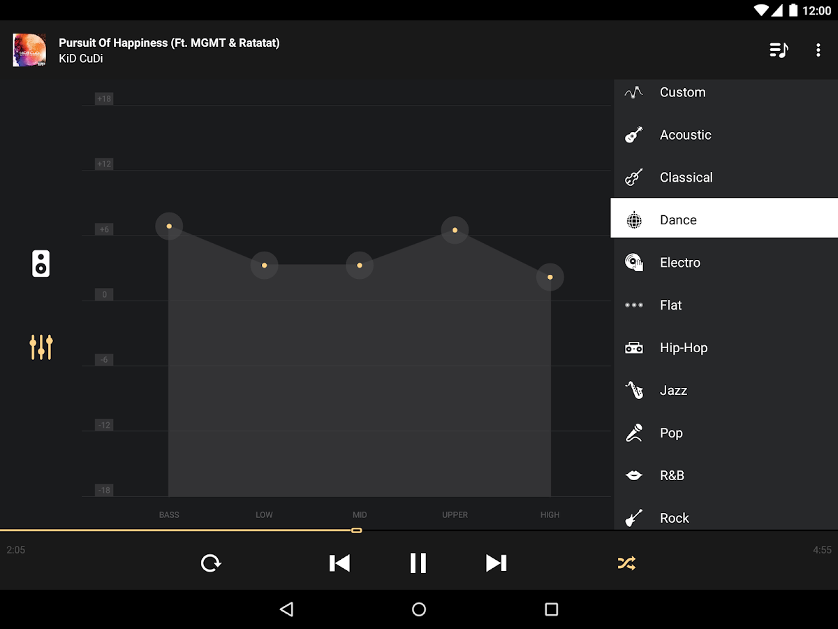 Equalizer + Pro (Müzik Player) - screenshot