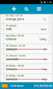 Lastest Grocery List APK for Android