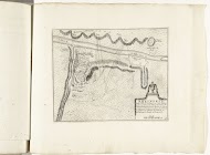 Plattegrond met het ontzet van Rheinfels, 1693