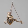 Chandelier woman (Leuchterweibchen) with a coat of arms