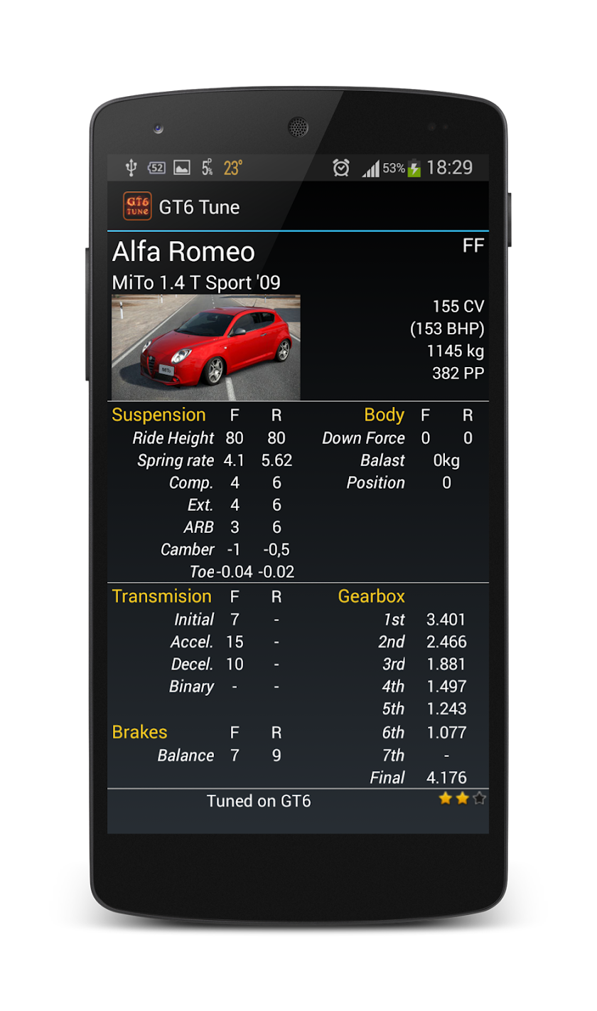 GT6 Tune Screen 2
