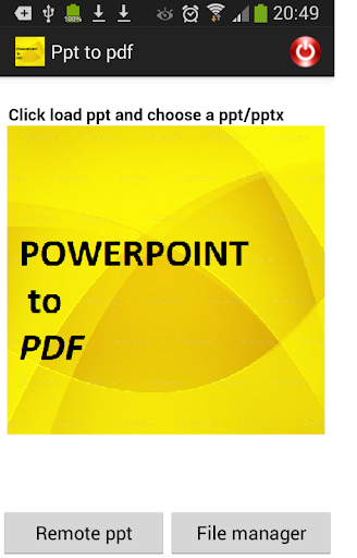 CONVERTER FOR PPT TO PDF